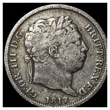 1817 Great Britain Silver 1 Shillng
