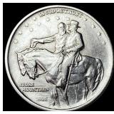 1925 Stone Mountain Silver Half Dollar GEM BU