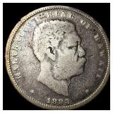 1883 Hawaii Silver 1/2 Dollar LIGHTLY CIRCULATED
