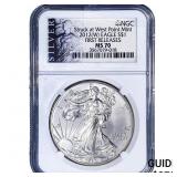 2012 Silver Eagle NGC MS70