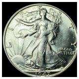 1947 Silver Half Dollar Walking Liberty UNCIRCULAT