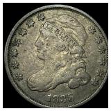 1835 Capped Bust Dime NEARLY UNCIRCULATED
