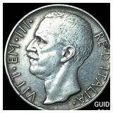 1930-R Italy Silver 10 Lire