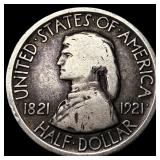 1921 Missouri Centennial Half Dollar LIGHTLY CIRCU