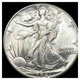 1941 Silver Half Dollar CHOICE BU