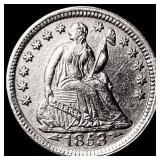 1853 Silver Half Dime (Arrows) CLOSELY UNCIRCULATE