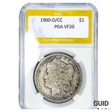 1900-O/CC Morgan Silver Dollar PGA VF20