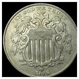 1869 Shield Nickel UNCIRCULATED