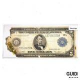 1914 $5 LG Federal Reserve Note