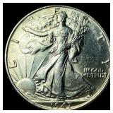 1947 Walking Liberty Half Dollar CHOICE BU