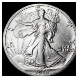 1916-D Silver Walking Liberty Half Dollar CHOICE A