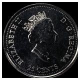 2000 Canada Nickel 25 Cents-Community PL