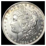 1884-S Silver Morgan Dollar CHOICE BU