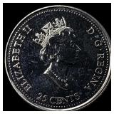 2000 Canada Nickel 25 Cents Celebration Proof Like