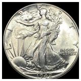 1942 Silver Half Dollar (Walking Liberty) GEM BU