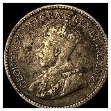 1913 Canada Silver 5 Cents