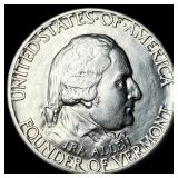 1927 Silver Vermont Half Dollar UNCIRCULATED