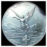 2002 Silver 1 Onza Libertad GEM BU