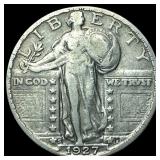1927-S Silver Standing Liberty Quarter CLOSELY UNC