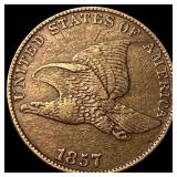 1857 Flying Eagle Cent CLOSELY UNCIRCULATED