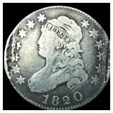 1820 Capped Bust Quarter NICELY CIRCULATED