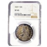 1829 Capped Bust Half Dollar NGC XF45