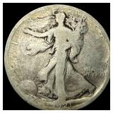 1921-S Silver Walking Liberty Half Dollar  NICELY