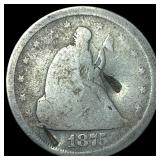 1875 Seated Liberty Half Dollar NICELY CIRCULATED