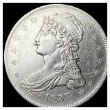 1837 Capped Bust Half Dollar CLOSELY  UNCIRCULATE