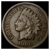 1908-S Indian Head Cent NEARLY UNCIRCULATED