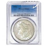1886 Morgan Silver Dollar PCGS MS64