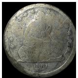 1861-O Seated Liberty Quarter HIGH GRADE