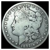 1892 Morgan Silver Dollar LIGHTLY CIRCULATED