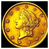 1854 Gold $1 Type 2 CLOSELY UNCIRCULATED