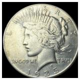 1935 Silver Peace Dollar NEARLY UNCIRCULATED