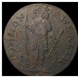 1787 Massachusetts Copper Cent LIGHTLY CIRCULATED