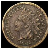 1862 Indian Head Cent CLOSELY UNCIRCULATED