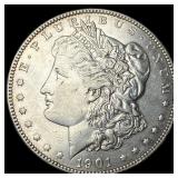 1901 Morgan Silver Dollar CLOSELY  UNCIRCULATED