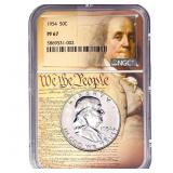 1954 Franklin Half Dollar NGC PF67