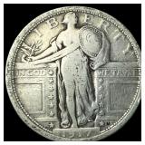 1917 Type 1 Standing Liberty Quarter LIGHTLY  CIR