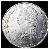 1823 Silver Capped Bust Half Dollar CLOSELY  UNCI
