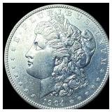 1904 Morgan Silver Dollar CHOICE AU