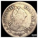 1781Mo Mexico Silver 1/2 Real