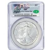 1987-S Silver Eagle CAC MS69