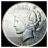 1927-S Silver Peace Dollar CLOSELY  UNCIRCULATED