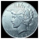 1928-S Silver Peace Dollar CLOSELY  UNCIRCULATED