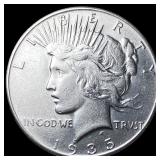 1935 Silver Peace Dollar CLOSELY UNCIRCULATED