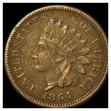 1864 Indian Head Cent NEARLY UNCIRCULATED