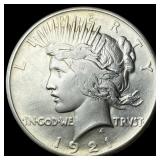 1921 Silver Peace Dollar CLOSELY UNCIRCULATED