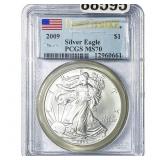 2009 Silver Eagle PCGS MS70